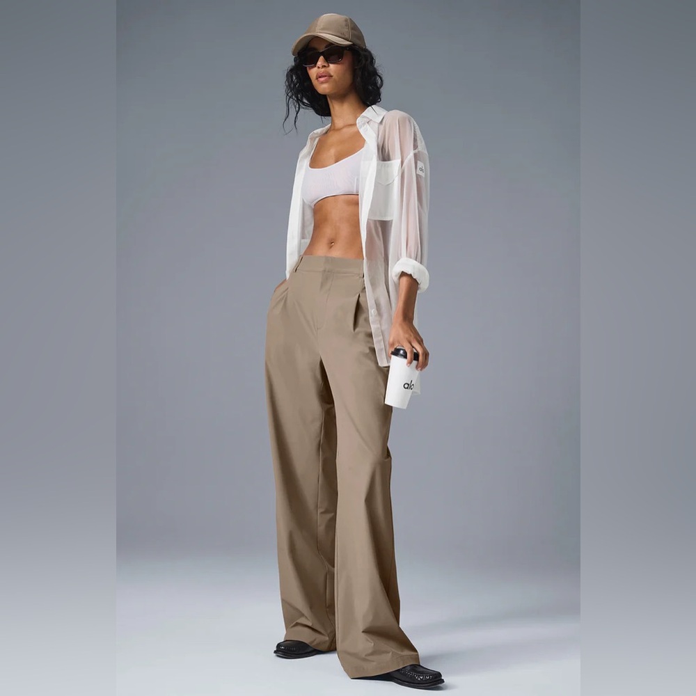 ALO high-Waisted Pursuit Trouser, XS, Regular length